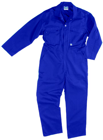 Zip Overall Royal Blue