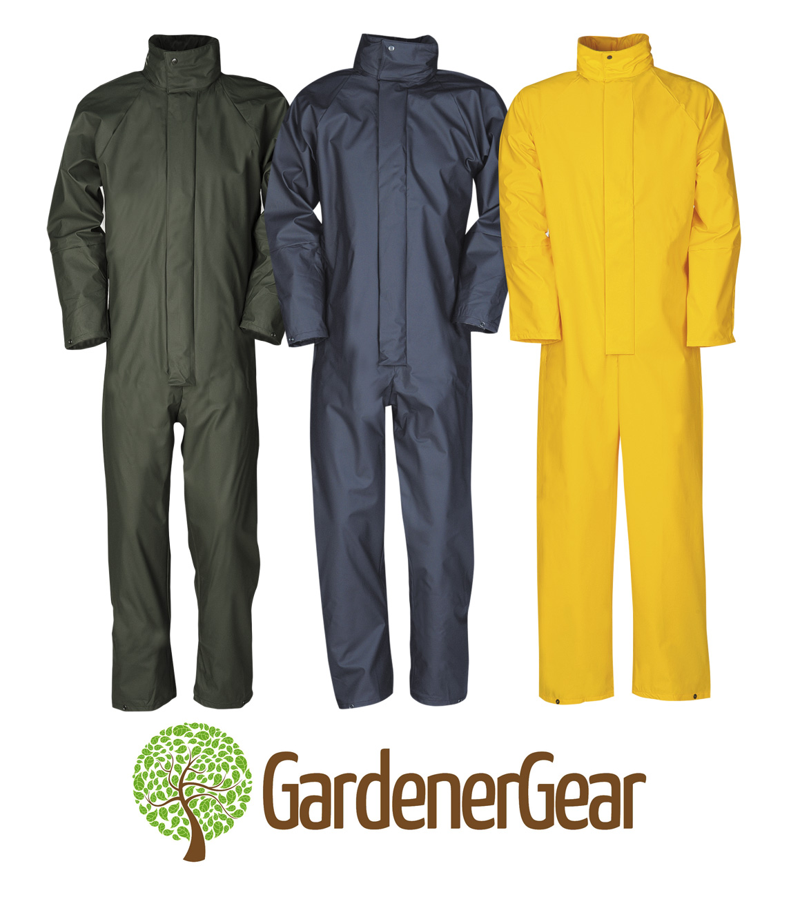 Flexothane Waterproof Coverall in olive